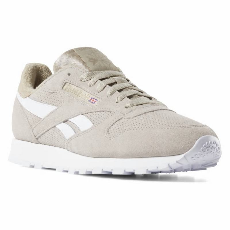 Tenisi Reebok Classic Leather Barbati Bej Romania UH4185EO